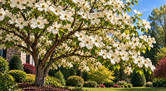 flowering trees for roswell georgia landscapes cornus florida