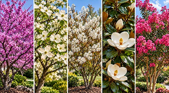 flowering trees for roswell georgia landscapes hardiness zone 8a